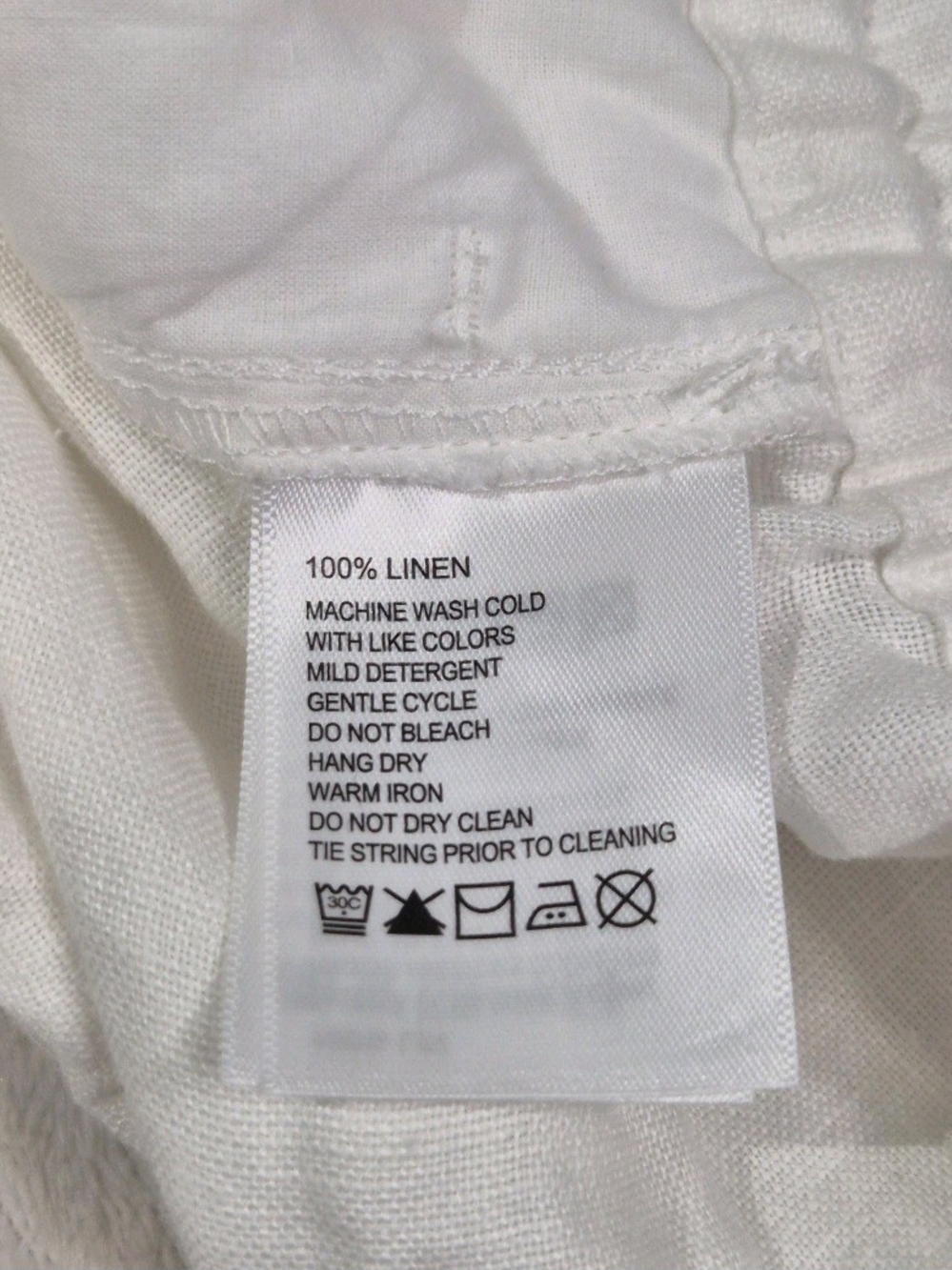 Tommy Bahama Linen Shorts Womens Size L Large Two Palms High-Rise White 65 - Picture 4 of 12